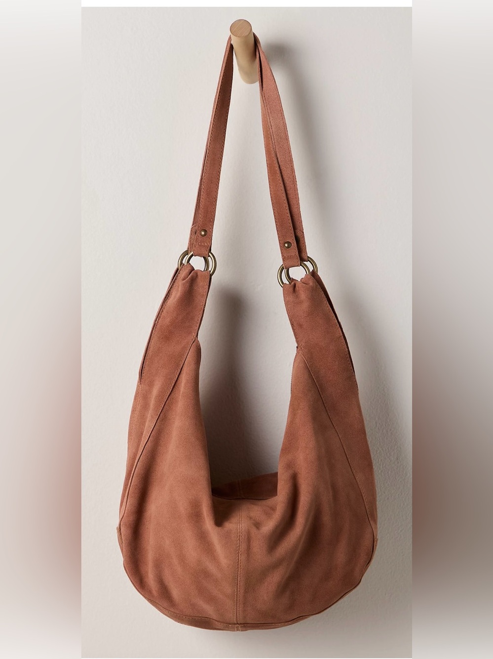 Free People Roma Suede Tote Bag